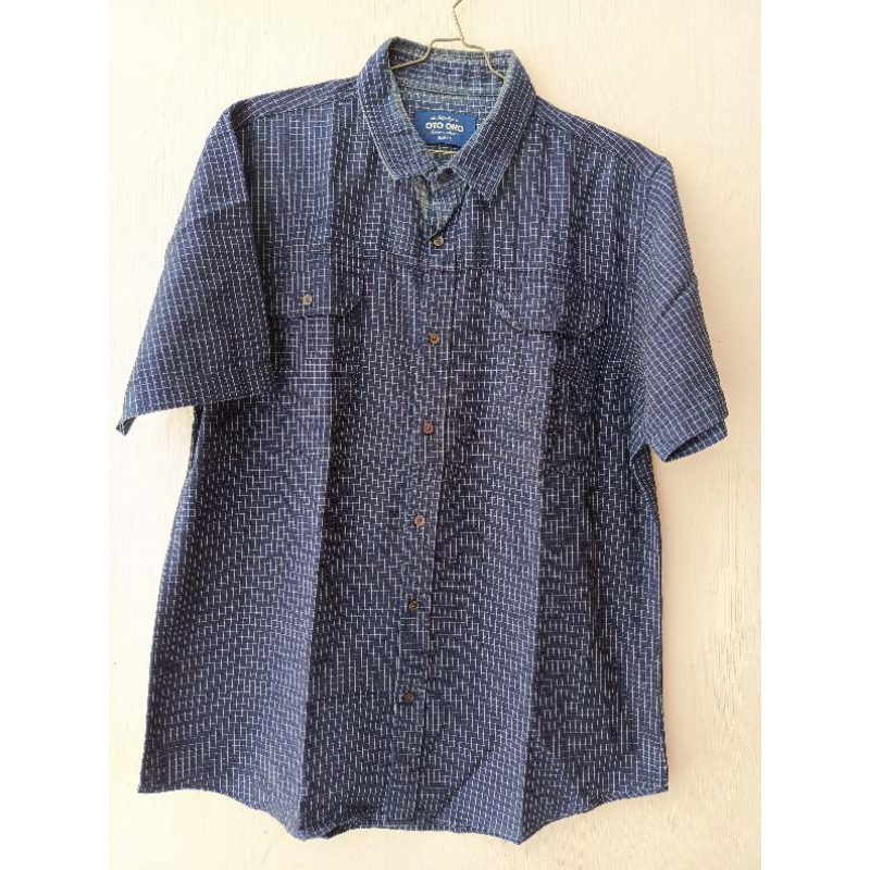 Kemeja Pendek OTO ONO Size L/XL