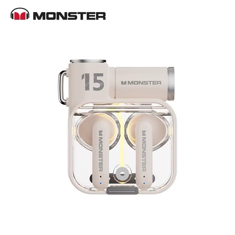 PROMO Monster XKT15 Bluetooth Earphone TWS Headset Earbuds Headphone