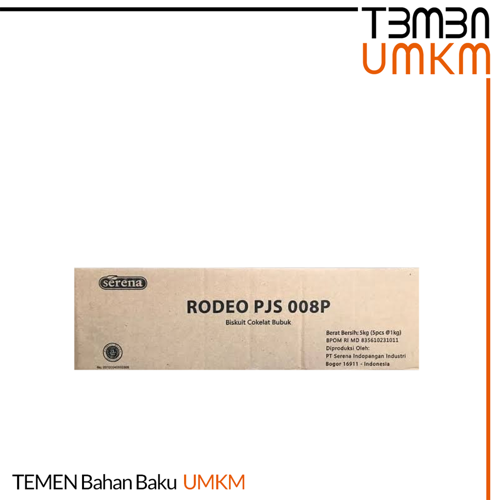 

Serena Rodeo PJS 008P Biskuit Coklat Bubuk 5 x 1kg - Bubuk Cokelat untuk Topping & Campuran Dessert