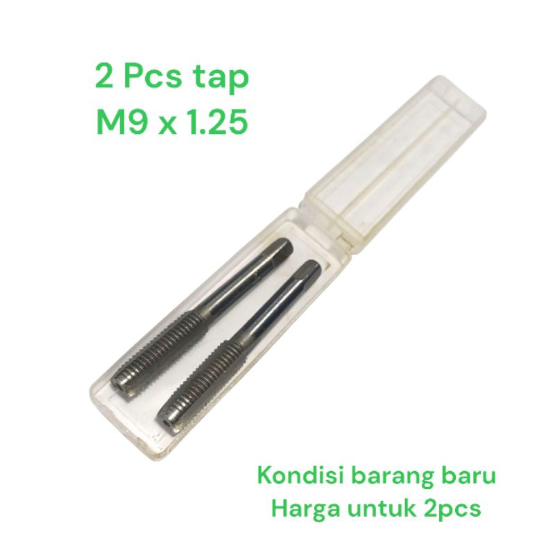 KS00779 2Pcs tap M9x1.25 handtap tap baut drat 13 panjang 65mm