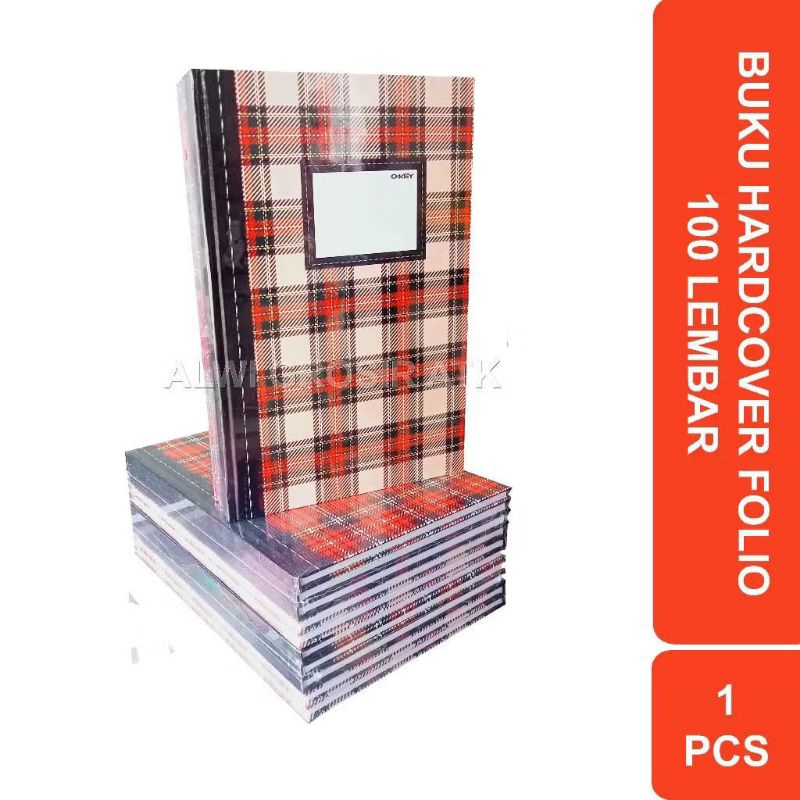 

Buku Tulis Folio Okey 100 Lembar Hard Cover