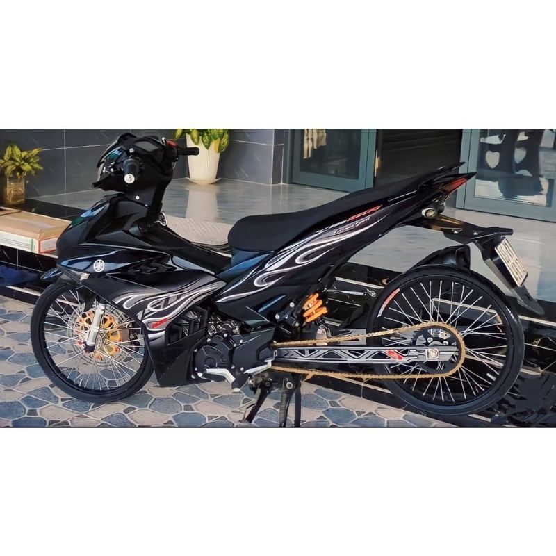 STRIPING MX KING Y15ZR TRANSPARAN API BLACKY