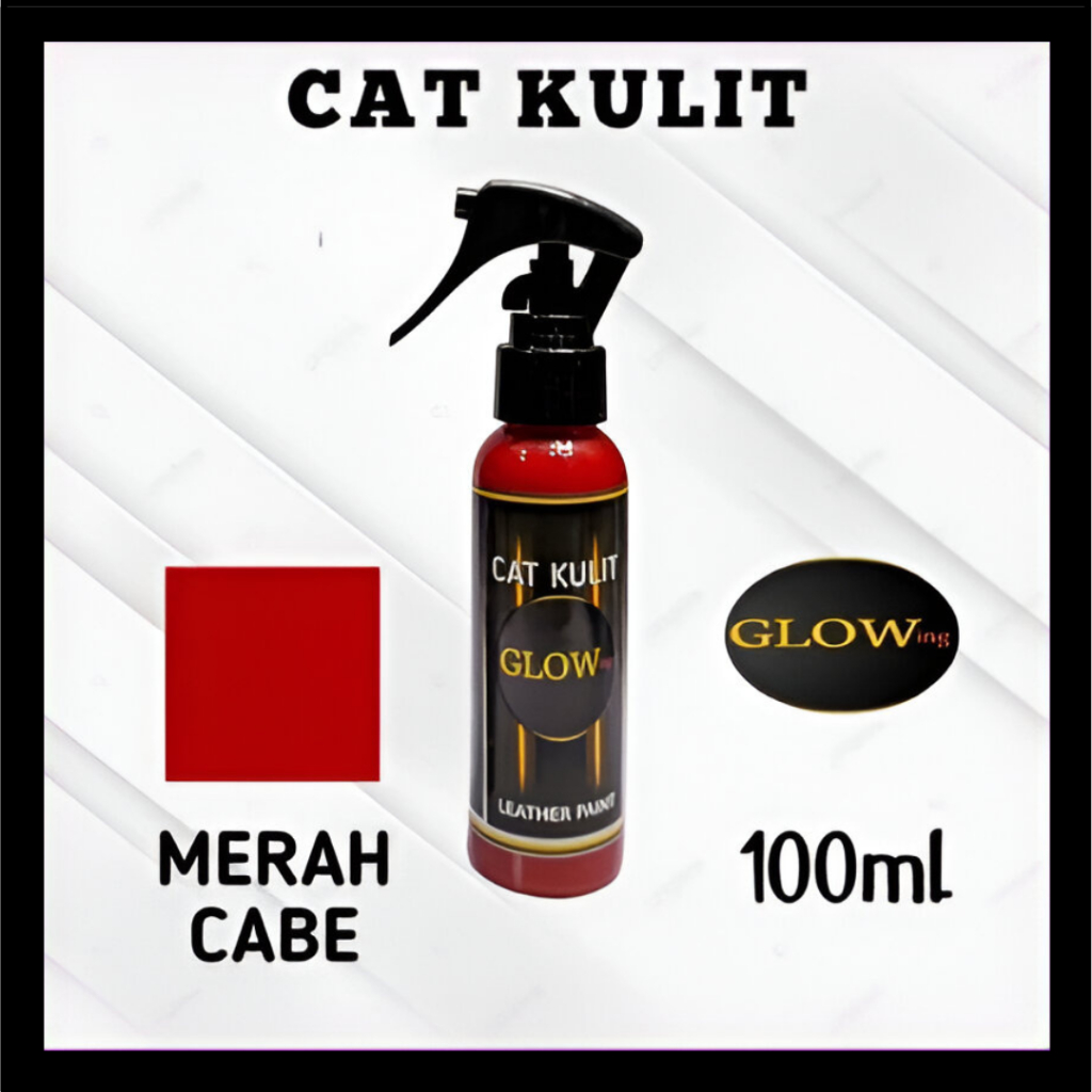 Cat Jaket Kulit Merah / Cat Sepatu Kulit / Cat Tas Kulit / Repaint