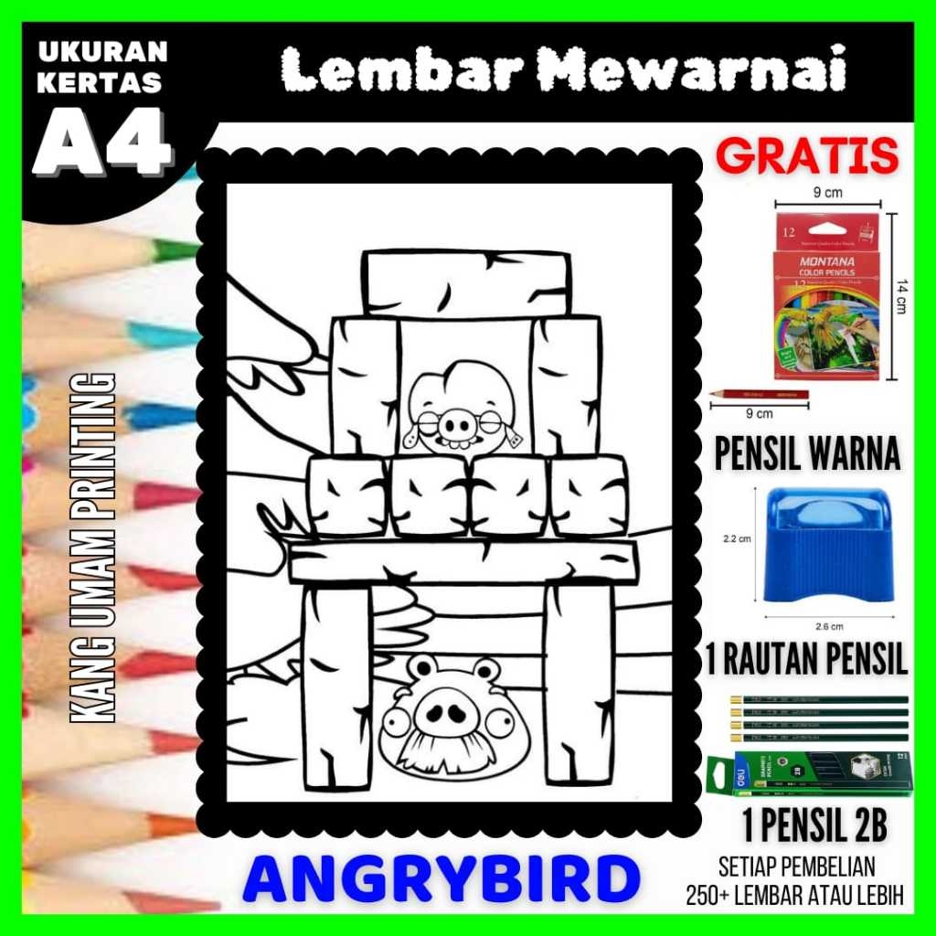 

Lembar Mewarnai Gambar Angry Bird untuk Semua Usia Bagian 03, Gambar Sketsa, Kertas Mewarnai,Drawing