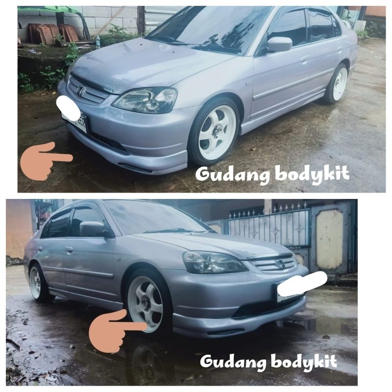 lips bemper Honda Civic vti,s tahun 2000 2001 2002
