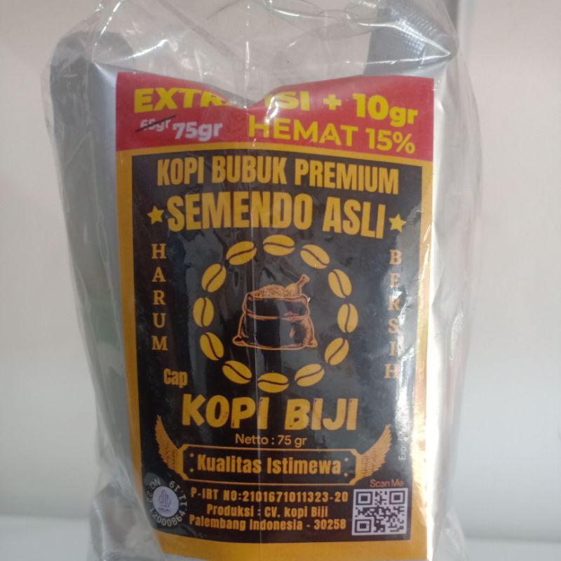 

KOPI BUBUK PREMIUM SEMENDO ASLI 75 GRAM