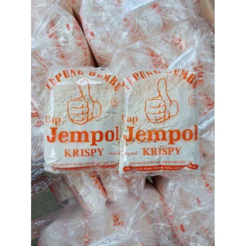 

TEPUNG TERIGU KRISPI MERK JEMPOL 90G BARU DAN NIKMAT PAS BUAT MEMASAK