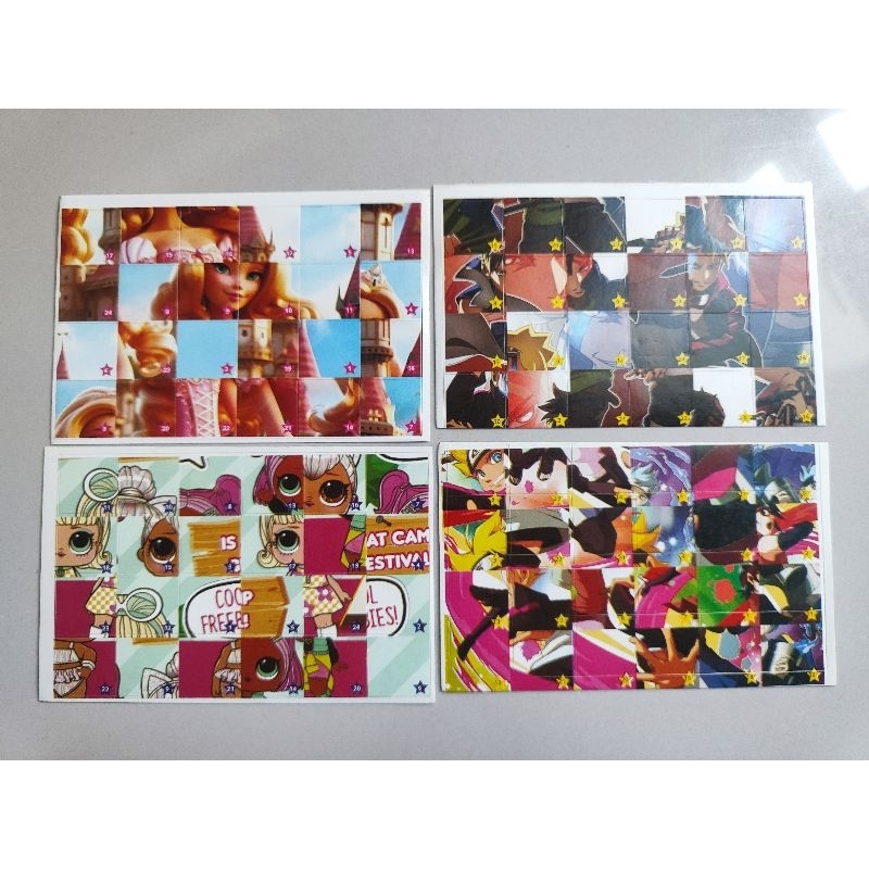 (4lbr) Mainan Anak Stiker Acak / Sticker Puzzle / Bongkar pasang
