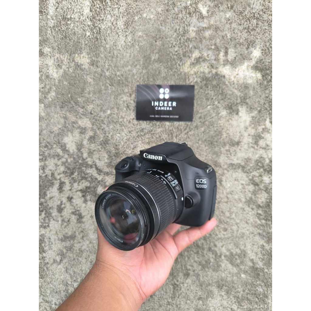 CANON EOS 1200D KIT 18-55MM SECOND ( GARANSI TOKO ✅)BUKAN 600D 650D 700D 750D 800D 1100D 1300D
