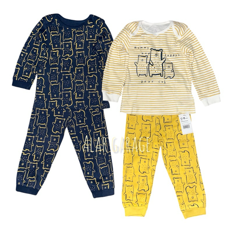 Mothercare Pyjamas - Set Baju Tidur Panjang [Preloved & NWT]
