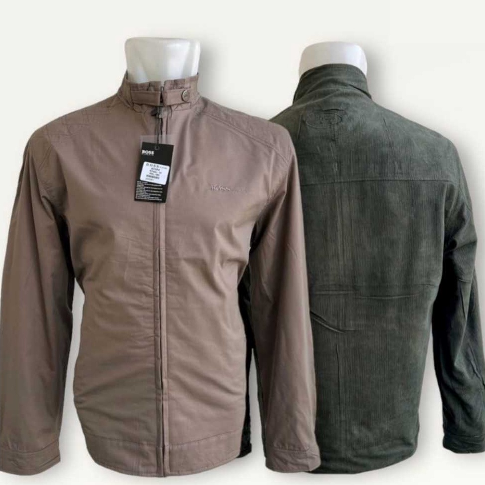 55STOK TERBATAS Jaket katun pria import  jaket pria bolak balik import jumbo XL  XXXXXL  jaket pria 
