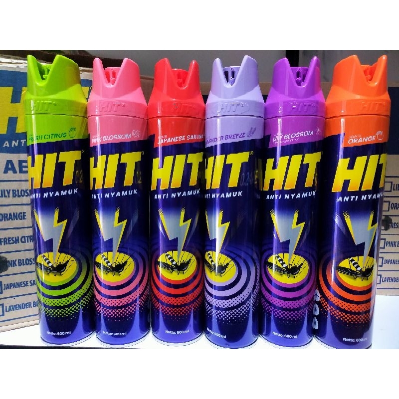 HIT Aerosol 600ml - Hit Semprot Anti Nyamuk Kecoa semprot