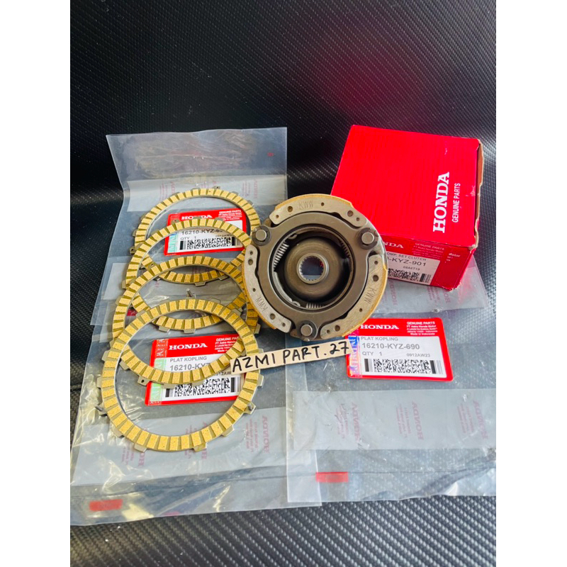 Kampas Ganda Assy KYZ+Kampas/plat Kopling KYZ Honda Supra x 125 New FI/Blade New 125 FI/Supra x 125 