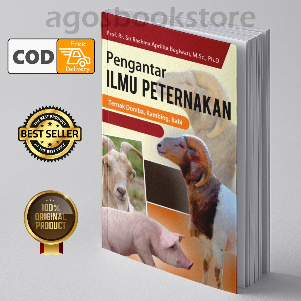 Buku Pengantar Ilmu Peternakan Domba, Kambing, Babi - Original