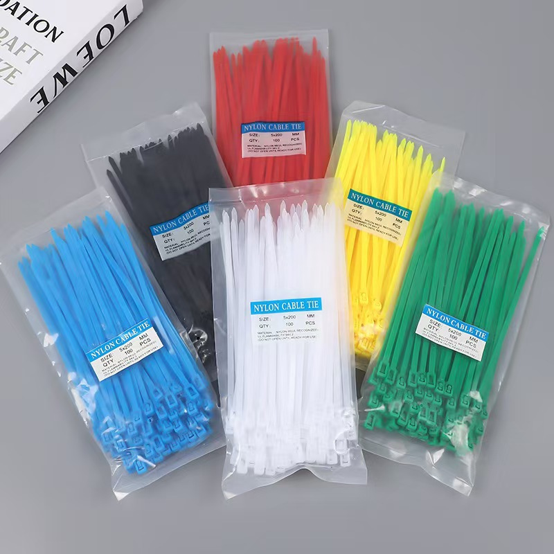 

OS Kabel Ties Nylon Isi 100pcs Cable Tis 10cm - 15cm - 20cm Nilon Besar Kuat 1 Pack