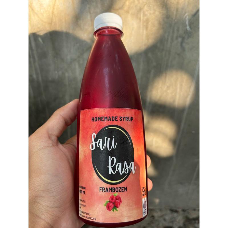 

Homemade Sirup SARI RASA FRAMBOZEN 600ml