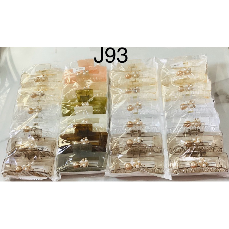 LUSINAN J15 jedai rambut print labubu besar,(J93 jedai pjg jumbo mutiara)jepitan rambut print segi p