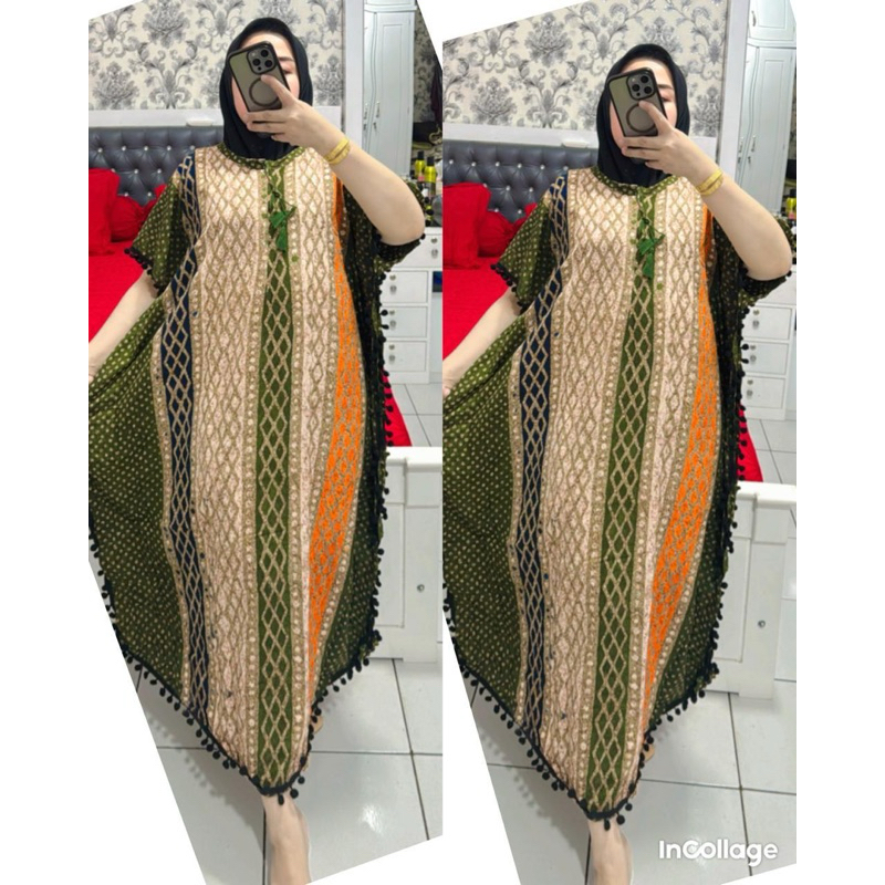 DASTER LOWO POMPOM MOTIF BARU