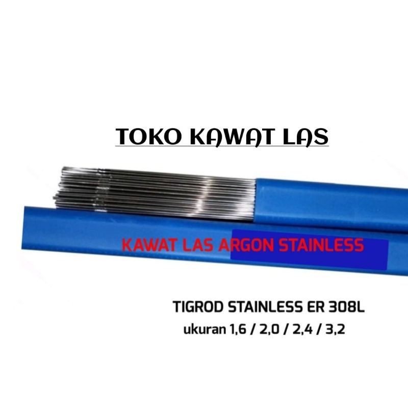 kawat las Argon stainless 308 2,4mm 1kg