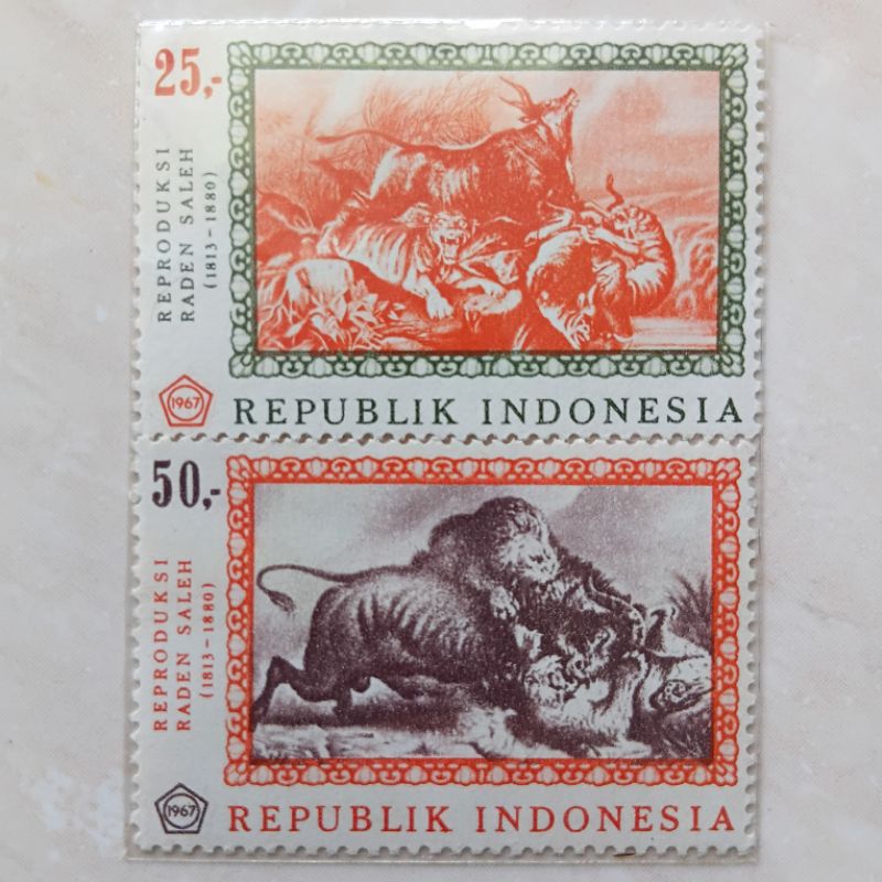 

Perangko Prangko Kuno Set Lengkap Seri Lukisan Raden Saleh 1967 Mint - YN2320
