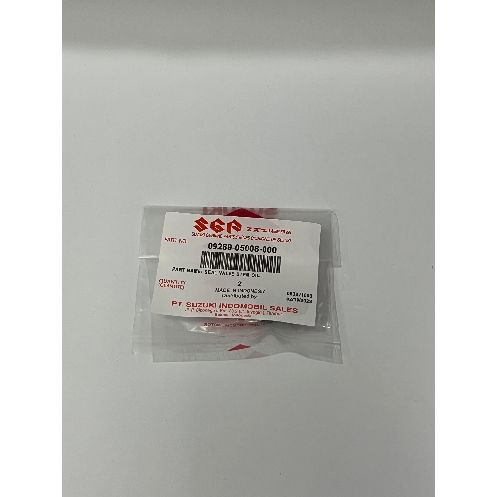 SEAL KLEP, ORING KLEP BEAT, GRAND, SMASH 09289-05008-000 SGP ORI