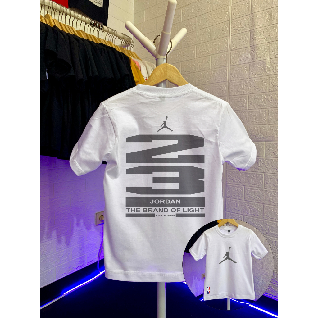 Kaos Anak & Remaja Laki-Laki 1-17 Tahun JORDAN 23 Cotton combad 30s Baju Kaos Anak