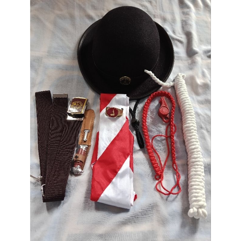 set atribut pramuka lengkap smp putri penggalang