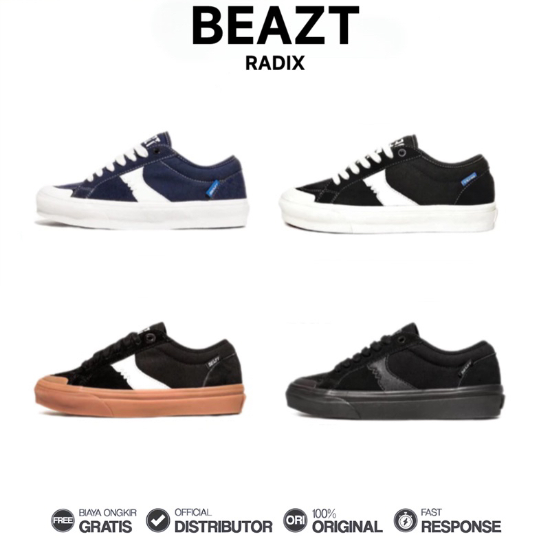 Beazt Radix Sepatu Sneakers Casual Pria Wanita Unisex Harian Fashion Lokal Original 100%