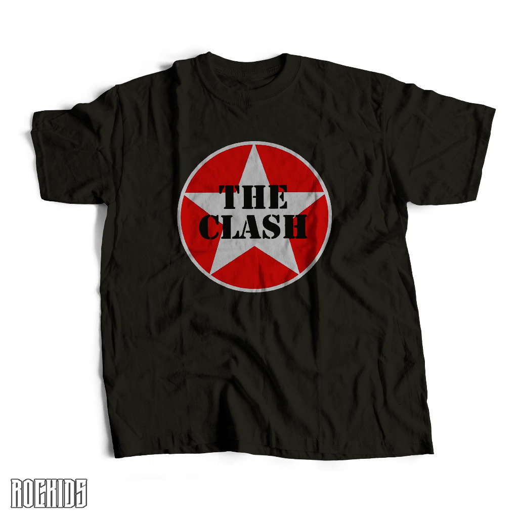 ROCKIDS - THE CLASH - TSHIRT - TEES - KAOS BAND - KAOS BAND THE CLASH - KAOS THE CLASH - TSHIRT THE 