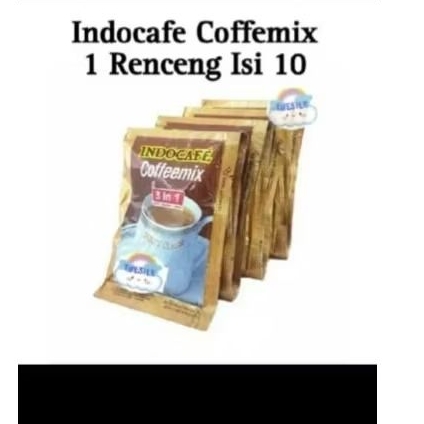 

indocafe coffemix 1 renceng isi 10 pcs