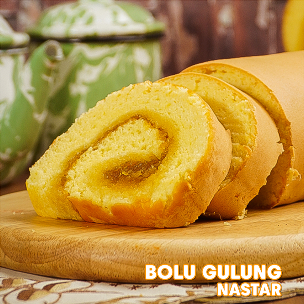 

The Bolu Rampah Bolu Gulung Nastar - Oleh oleh khas Makassar