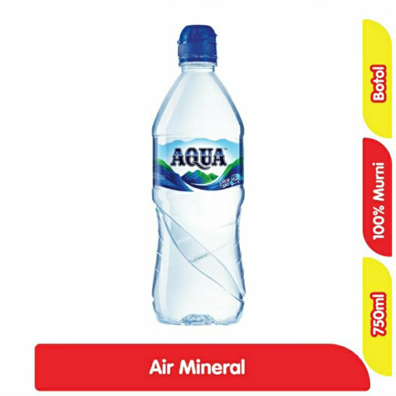 

AQUA Air Mineral Sport Cap Botol 750ml