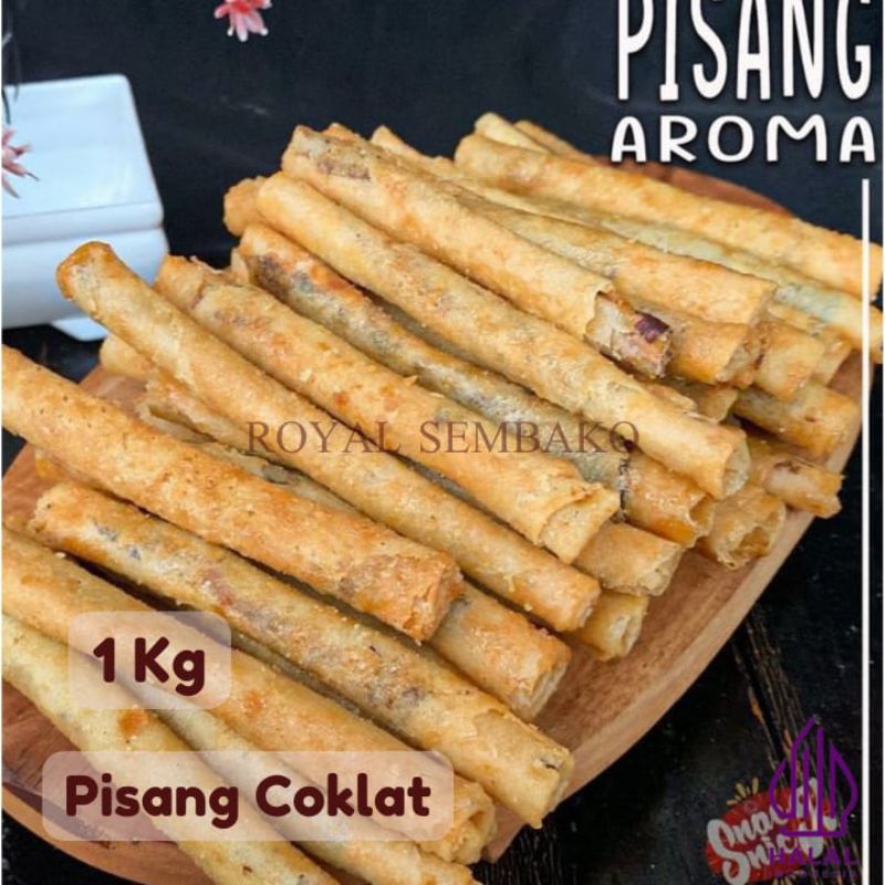 

TERMURAH PISANG AROMA / PISANG COKAT 1Kg , SNACK, CEMILAN ENAK, MAKANAN RINGAN, PEDAS, GURIH, MANIS, BERSIH, MURAH, TERJANGKAU, PREMIUM