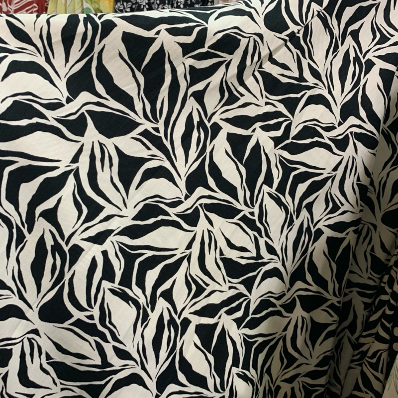 Kain cotton linen - Bahan Kain katun linen premium - Kain linen motif  - Kain katun motif - Kain kat