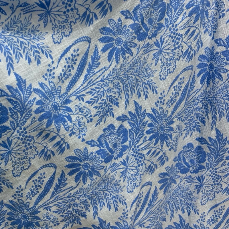 Kain cotton linen - Bahan Kain katun linen premium - Kain linen motif  - Kain katun motif - Kain kat