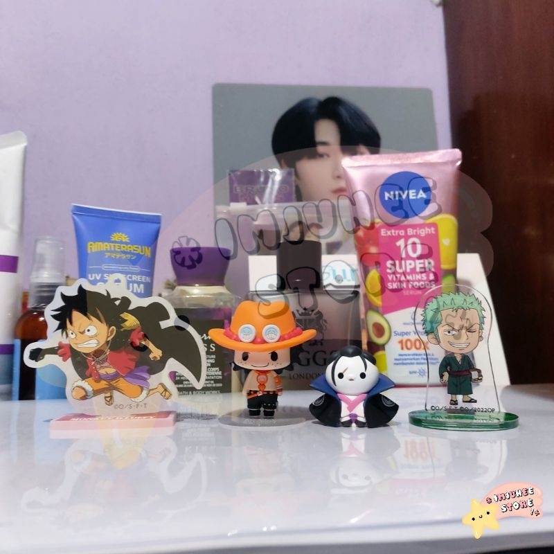 [OFFICIAL] one piece luffy zoro ace izou nyanpiece chokorin acrylic standee