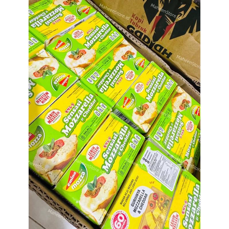 

Keju Emina Cheese Mozza 160gr / Keju Mozzarella & Cheddar