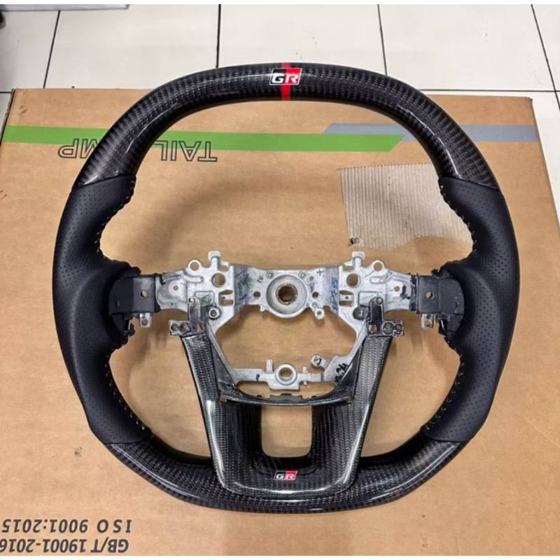 Lingkar stir fortuner GR sprot original custom carbon