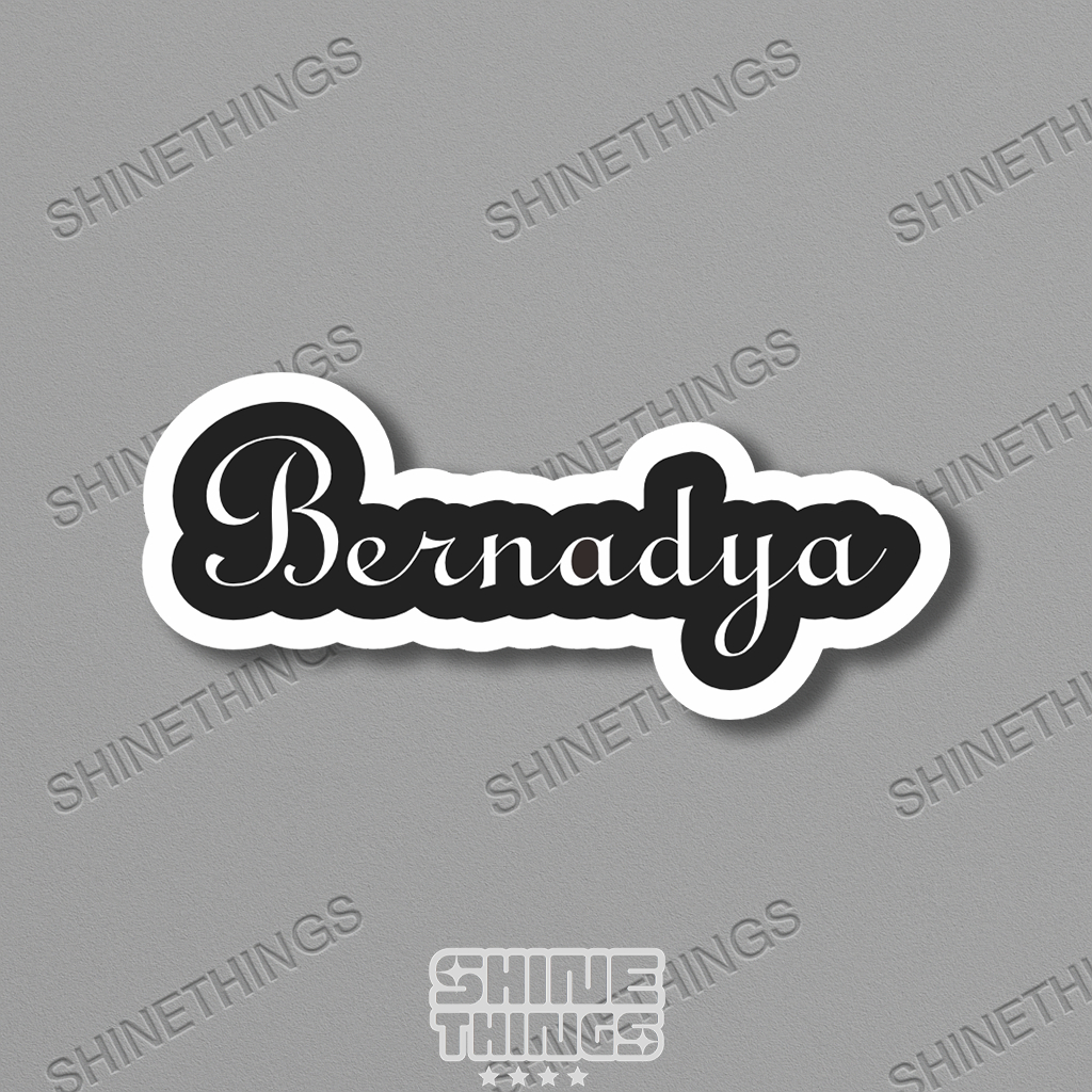 

[Stiker Satuan] stiker BERNADYA || sticker aesthetic band BERNADYA