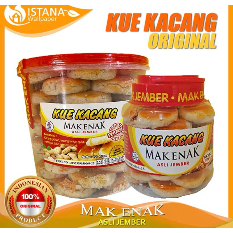 

Aneka Produk Mak enak / Kue Kacang MakEnak/ Kue Lebaran