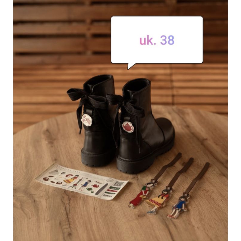 ittaherl shanghai boots genuine leather ink uk. 38