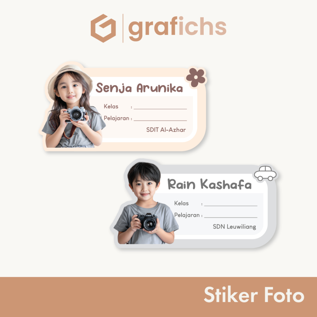 

[20 pcs] Stiker Foto GISF03 by Grafichs