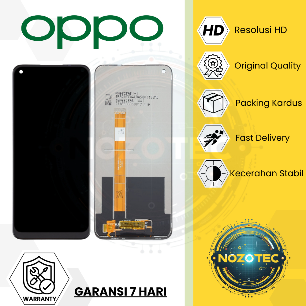 LCD TOUCHSCREEN HP OPPO A54 4G / CPH2239 / OPPO A55 4G SPAREPART LAYAR SENTUH COMPLETE PRESISI ORIGI