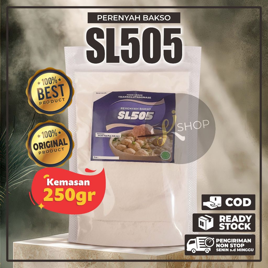 

250gr Perenyah Bakso SL505 - Enzim Perenyah Dimsum / untuk bakso, sosis, siomay