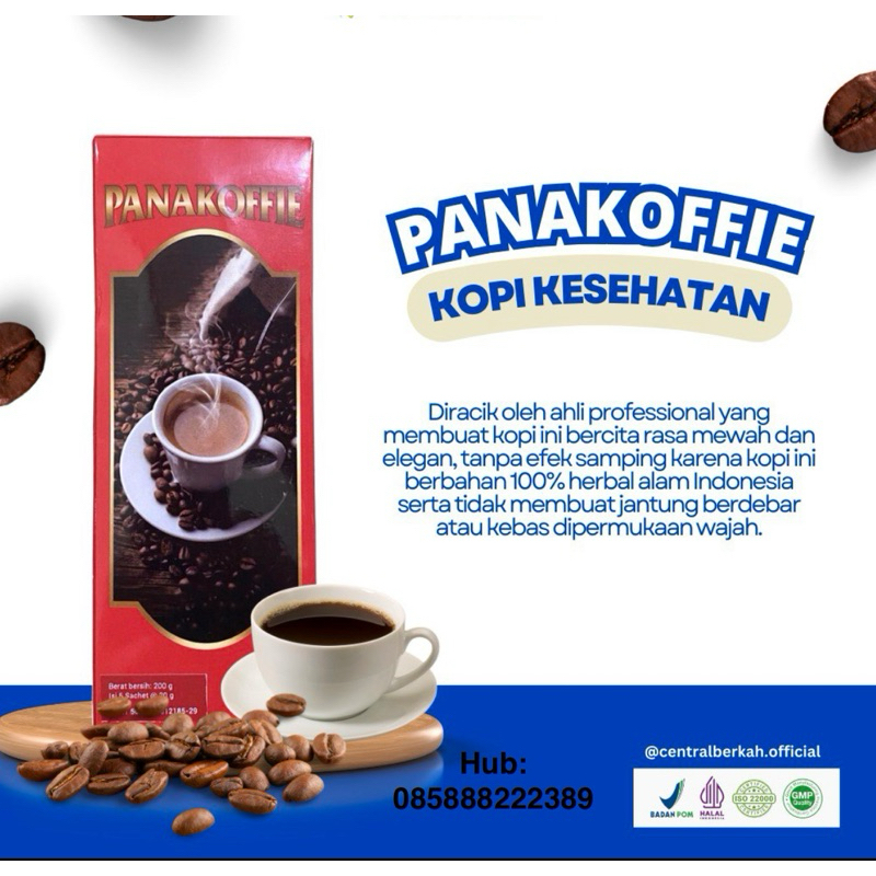 

Kopi Kesehatan Panakoffie dengan Ginseng