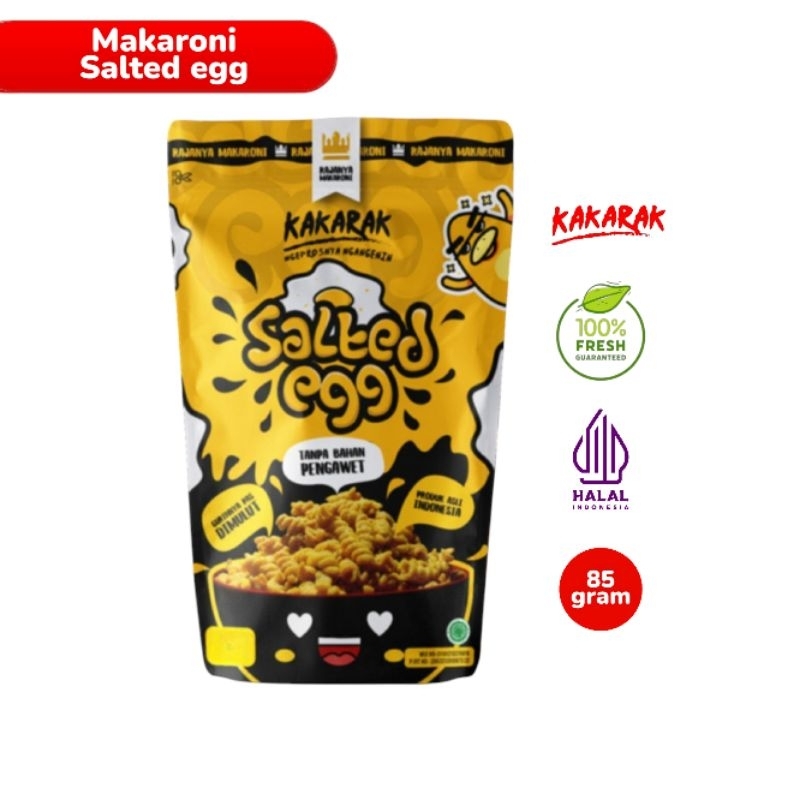

KAKARAK - Makaroni Fusilli Rasa Salted Egg 85gr