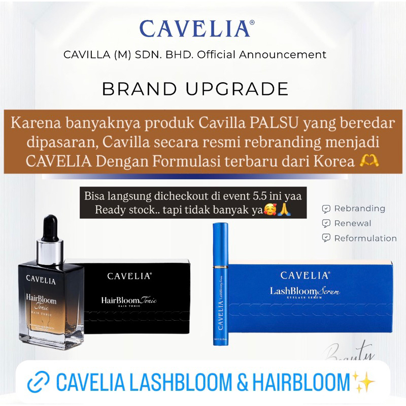 SERUM BULUMATA CAVILLA/ CAVILLA EYELASH SERUM ORIGINAL 100%