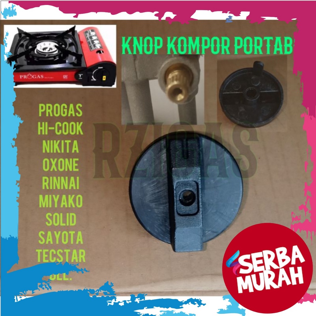 Knop Tombol Cetekan Putaran Kompor Gas Portable Kemping Camping