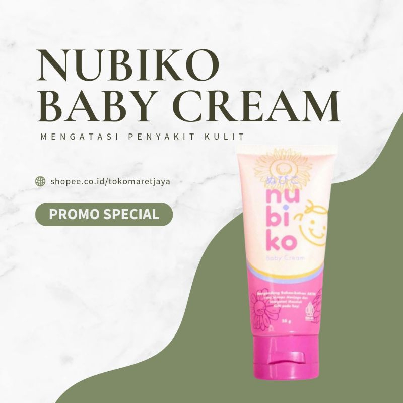 Nubiko Baby Cream 50g / Krim Penghilang Bekas Luka Anak