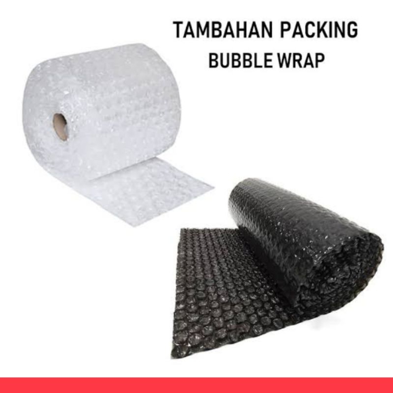 

Extra Bubble Wrap Tambahan perlindungan untuk paket Anda!